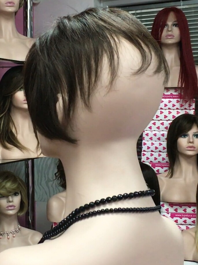 Protesis alopecia diadema TOA 4 MINI color 2 PEINADO HACIA DELANTE