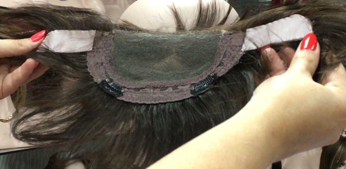 Protesis alopecia diadema TOA 4 MINI color 2 PEINADO HACIA DELANTE
