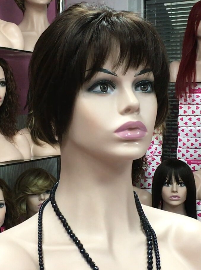 Protesis alopecia diadema TOA 4 MINI color 2 PEINADO HACIA DELANTE