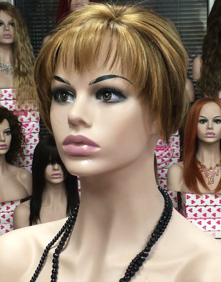 Protesis alopecia diadema TOA 4 MINI color 5h27 PEINADO HACIA DELANTE