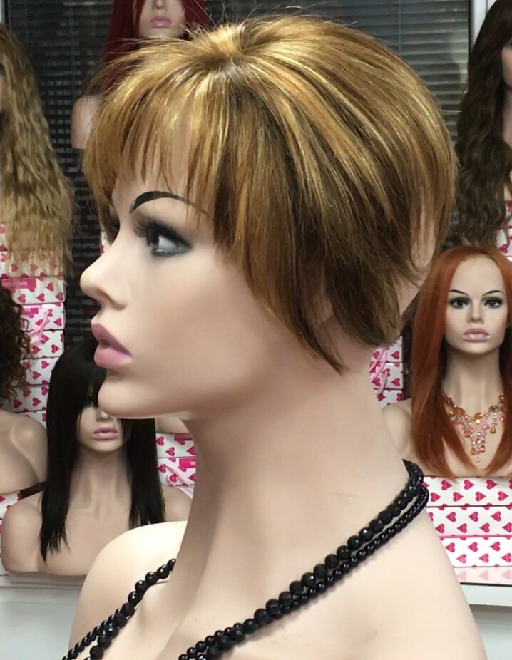 Protesis alopecia diadema TOA 4 MINI color 5h27 PEINADO HACIA DELANTE
