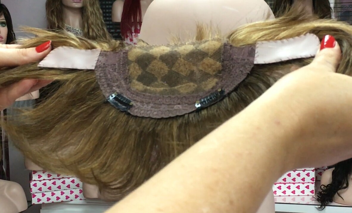 Protesis alopecia diadema TOA 4 MINI color 5h27 PEINADO HACIA DELANTE