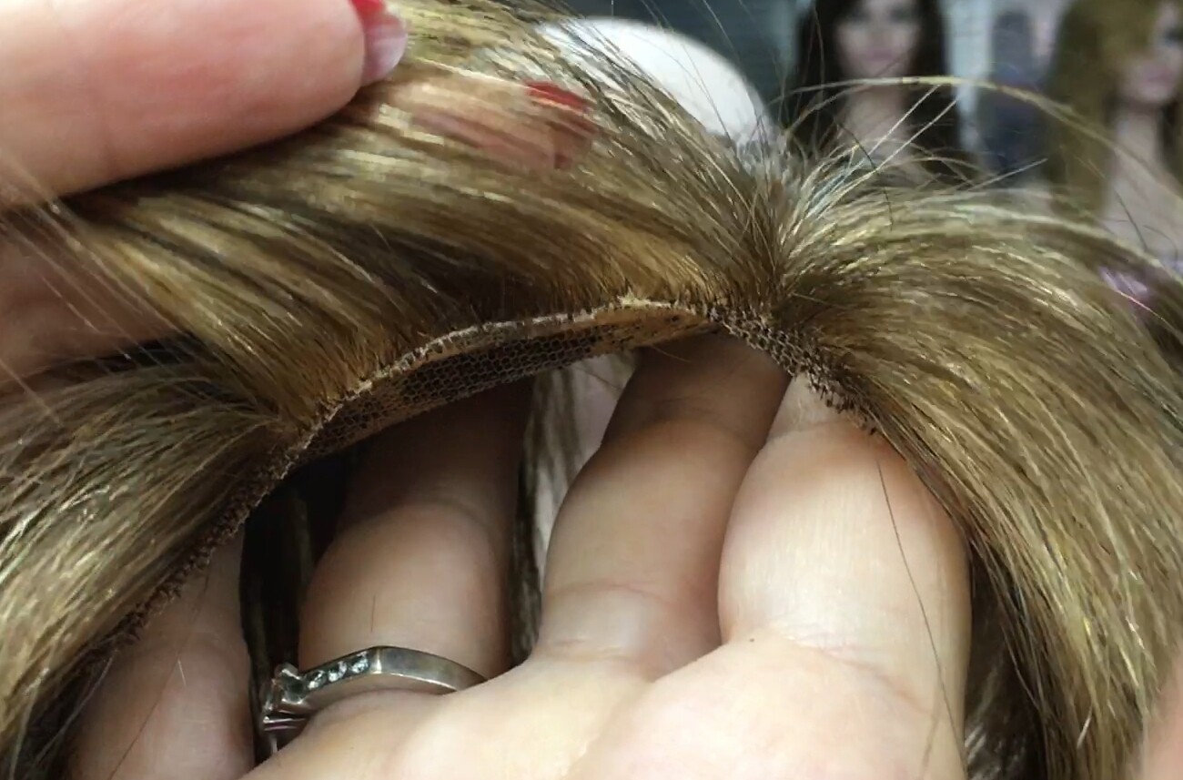Protesis alopecia diadema TOA 4 MINI color 5h27 PEINADO HACIA DELANTE