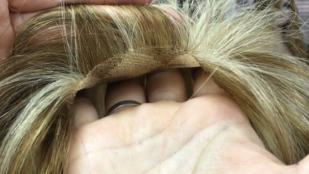 Protesis para alopecia diadema TOA 4 MINI color 8h613