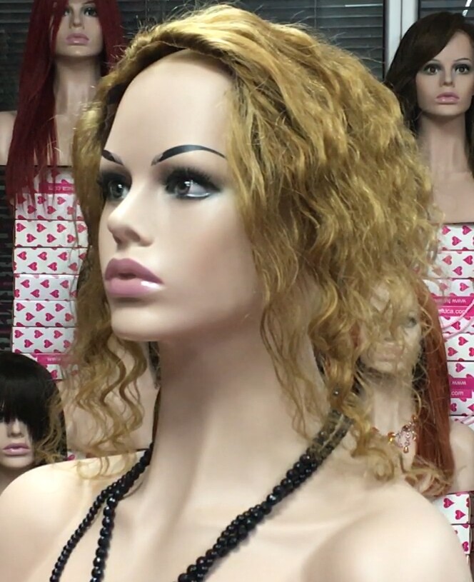 Protesis diadema para alopecia VALERY-MINI  color 27, cabello humano rizado