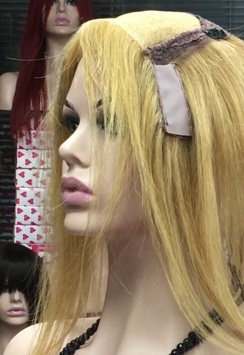 PROTESIS  ALOPECIA FRONTAL MERCHE color 27 Top de Tul ENTERO transparente