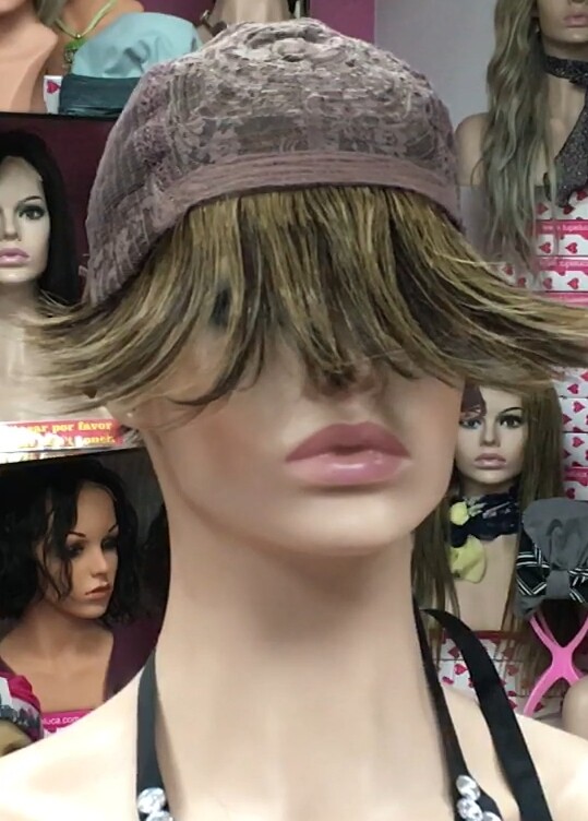 Peluca cabello natural SANDY color 4H6 confecc. maquina