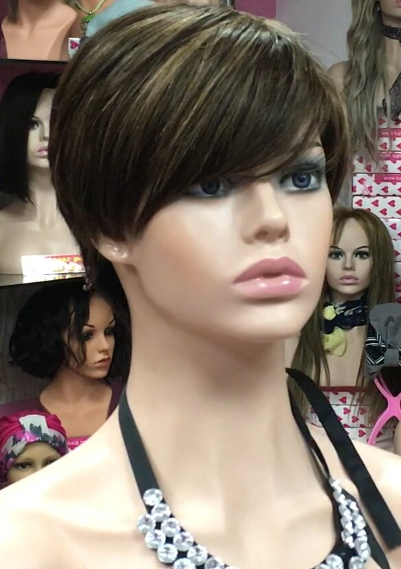 Peluca cabello natural SANDY color 4H6 confecc. maquina