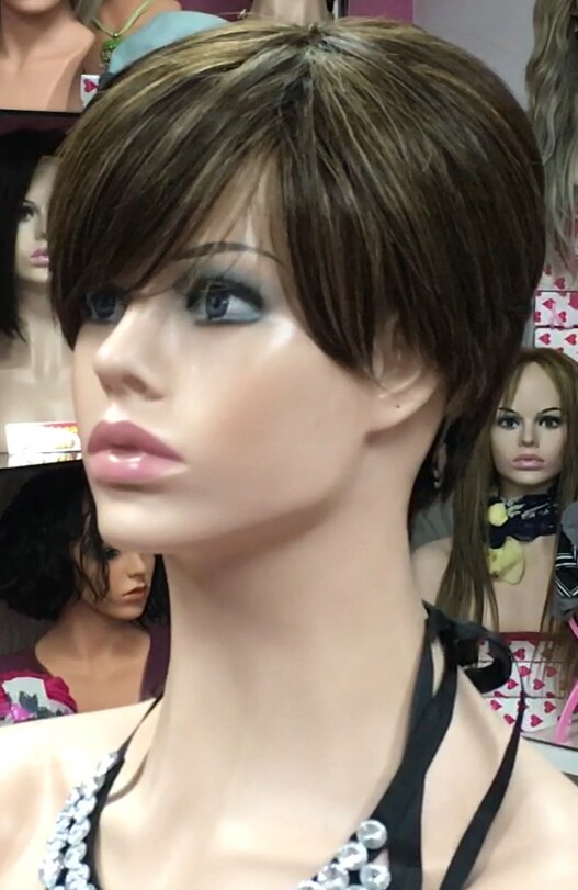 Peluca cabello natural SANDY color 4H6 confecc. maquina