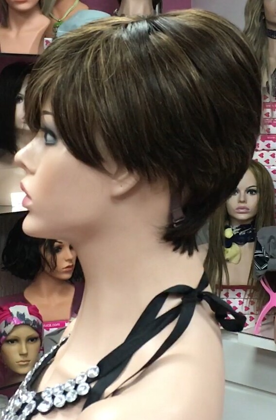 Peluca cabello natural SANDY color 4H6 confecc. maquina
