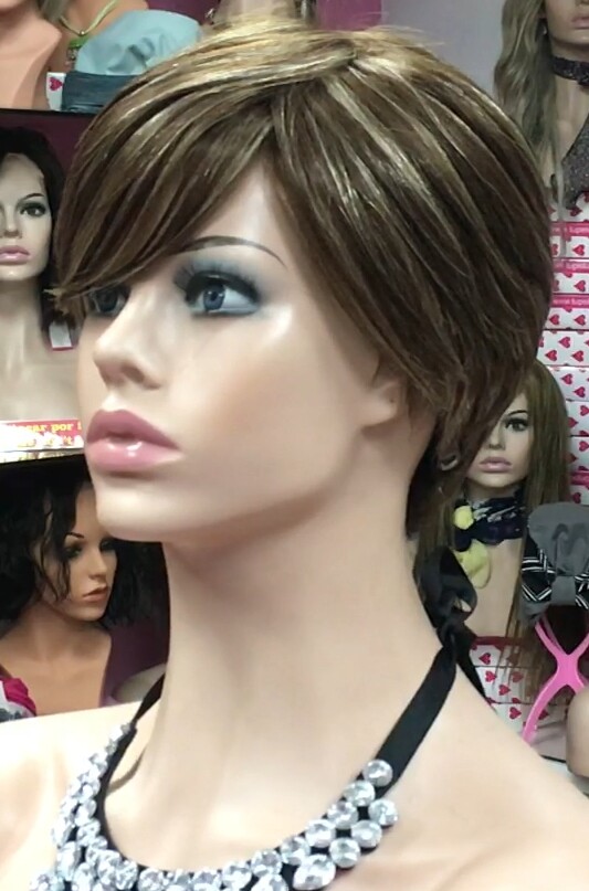 Peluca cabello natural SANDY color 6H16 confecc. maquina