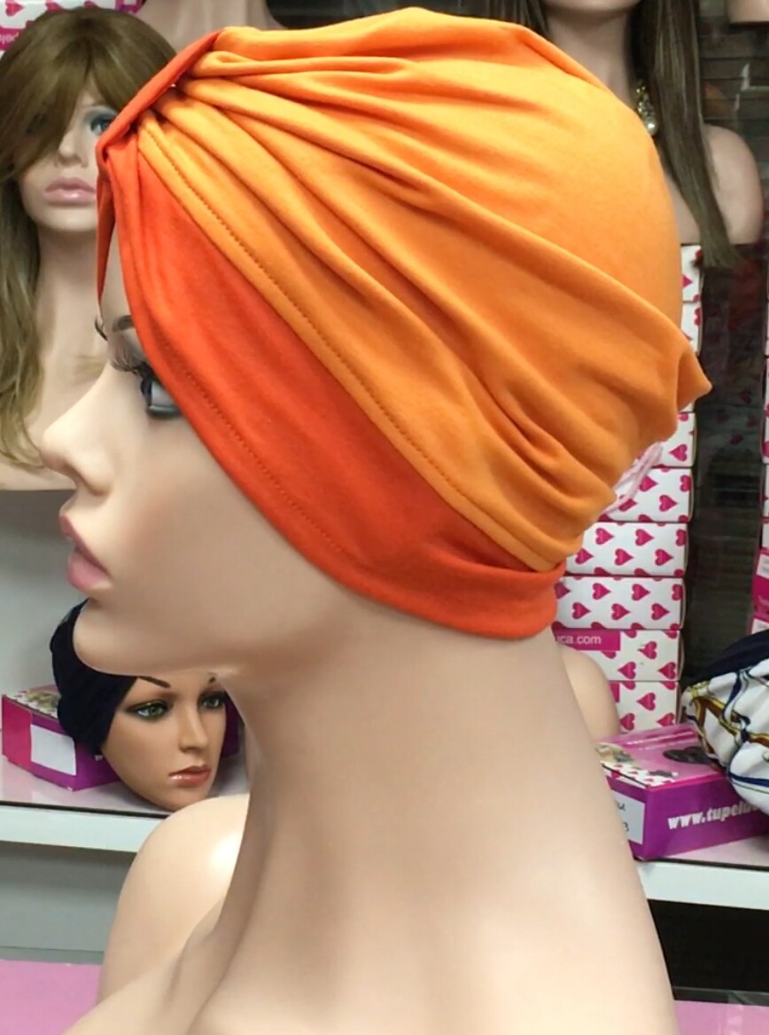 Turbante quimio ALGODON BASIC decorado Ref.3649
