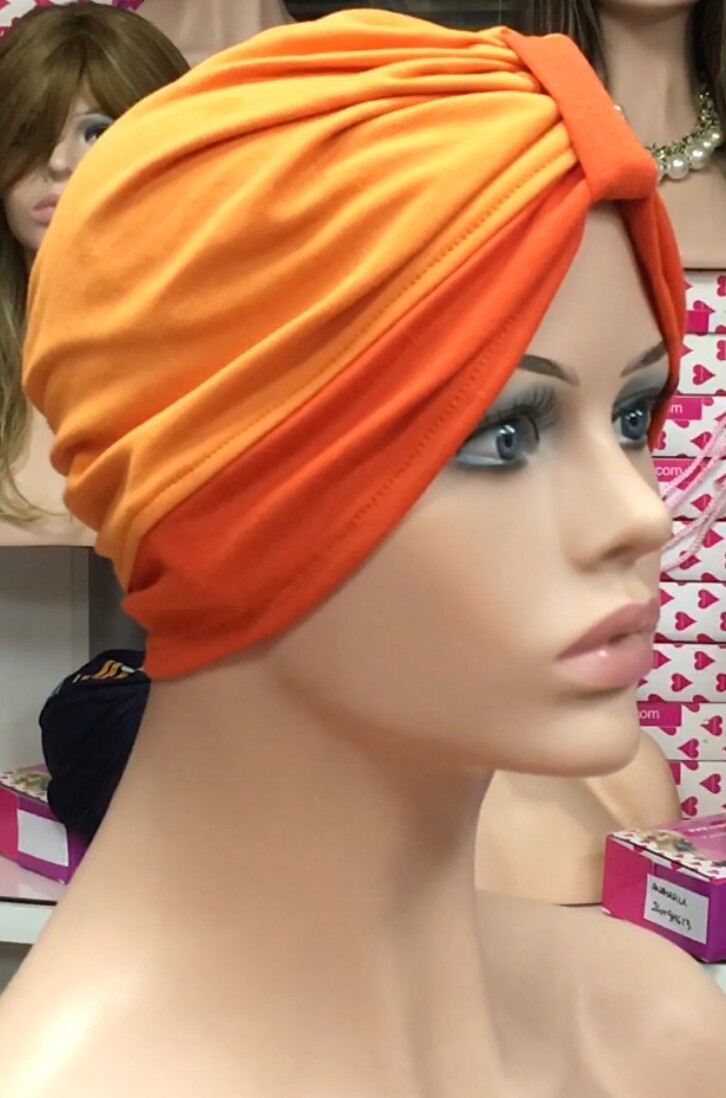 Turbante quimio ALGODON BASIC decorado Ref.3649