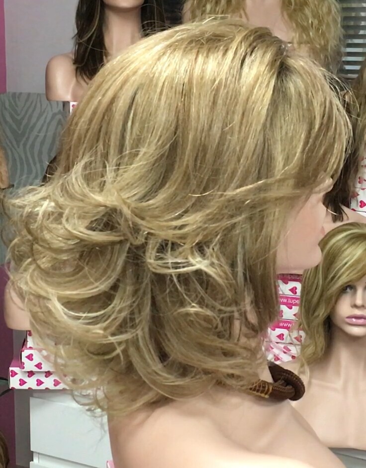 Peluca natural Wendy color 8.14 tinte Puntas16 Frontal TUL