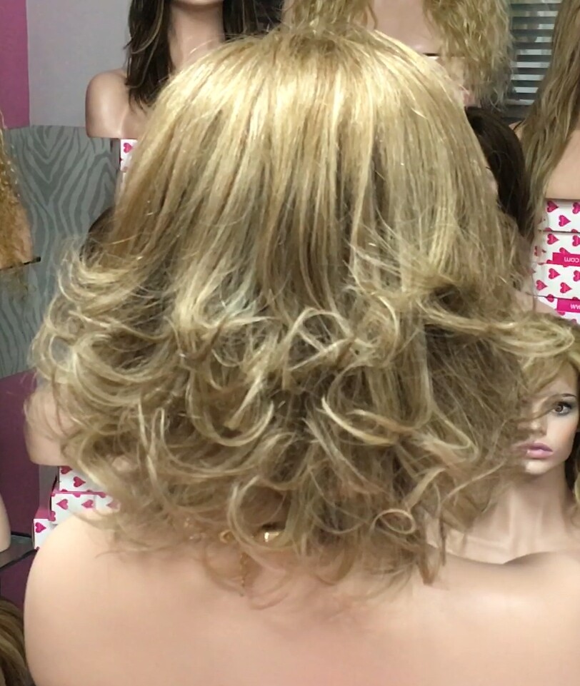 Peluca natural Wendy color 8.14 tinte Puntas16 Frontal TUL