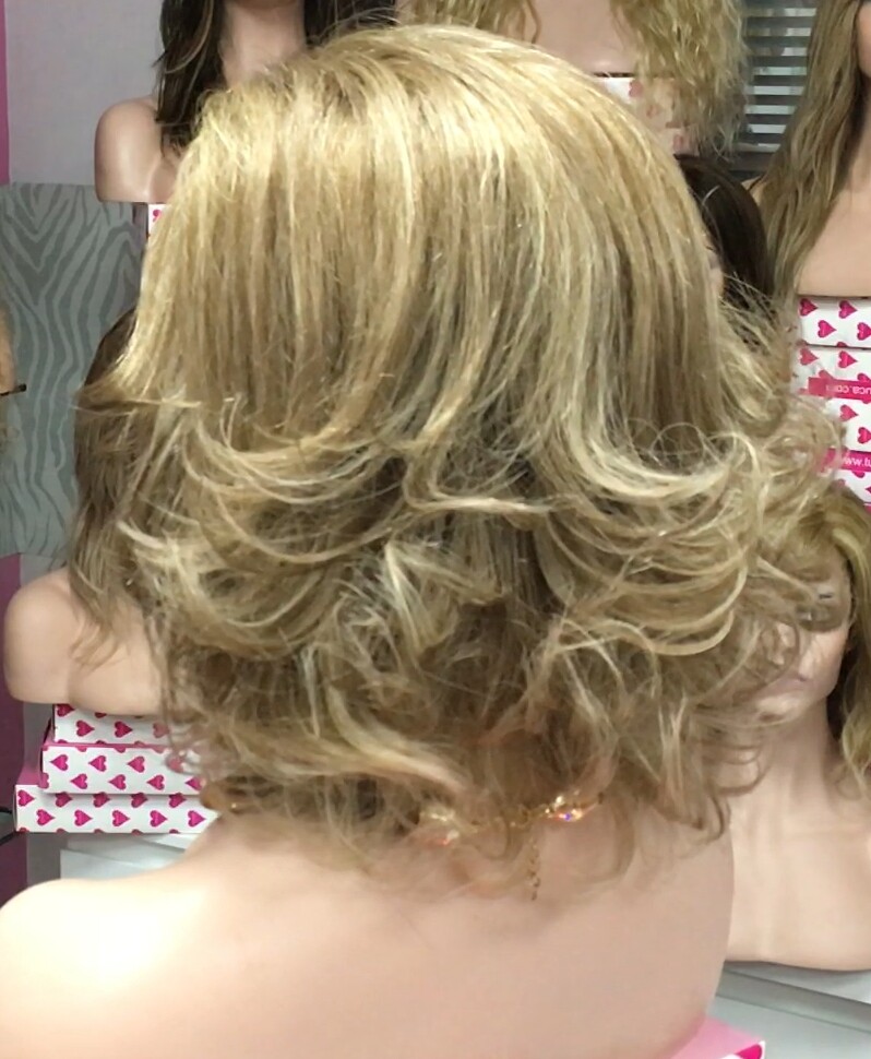 Peluca natural Wendy color 8.14 tinte Puntas16 Frontal TUL