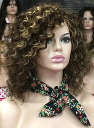 Peluca rizada