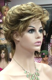 Peluca rizada